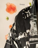 روسری ابریشم ژاکارد jc033