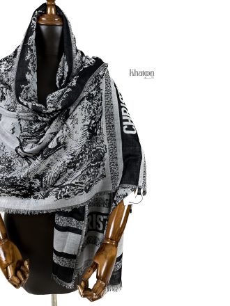 شال نخ کشمیر دیور sh010