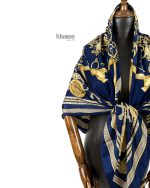 روسری ابریشم ژاکارد jc055