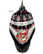 روسری ابریشم ژاکارد jc048