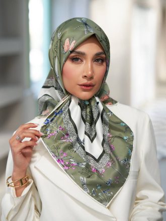 روسری ابریشم توییل tn050