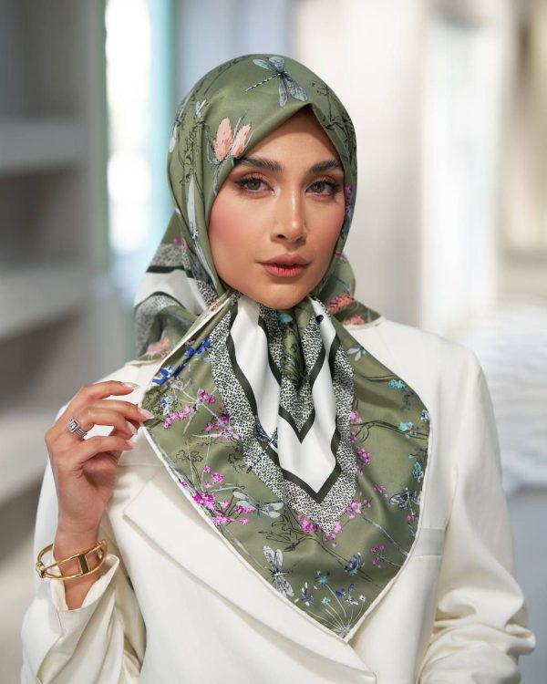 روسری ابریشم توییل tn050