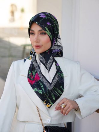 روسری ابریشم توییل tn053