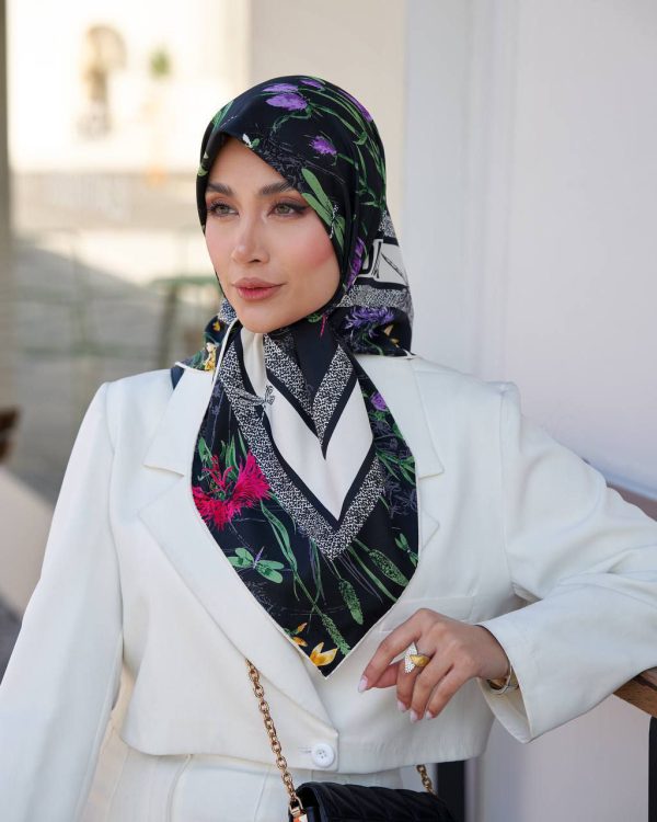 روسری ابریشم توییل tn053