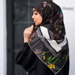 روسری ابریشم اورجینال hd007