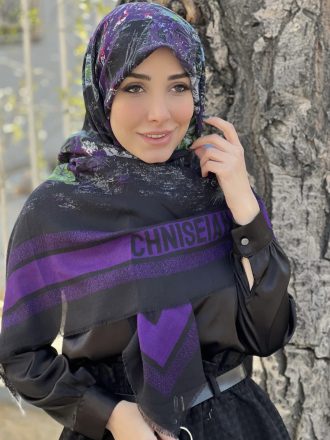 روسری سیا اسکارف si080