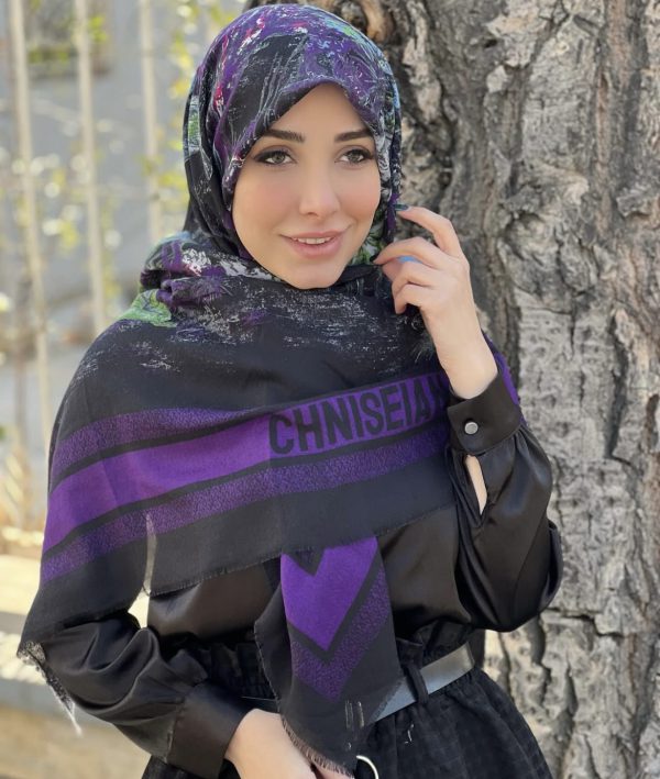 روسری سیا اسکارف si080