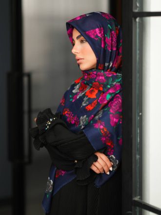 روسری سیا اسکارف si044
