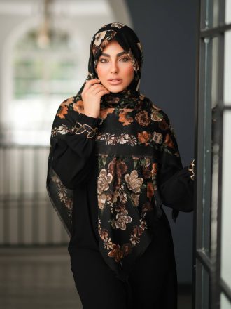 روسری سیا اسکارف si043
