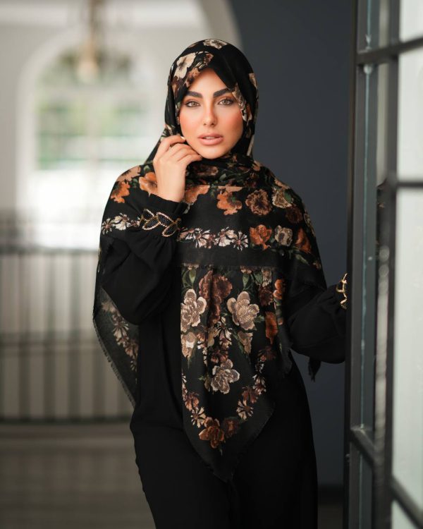 روسری سیا اسکارف si043