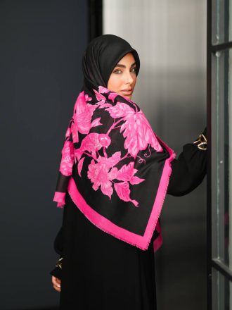 روسری سیا اسکارف si040