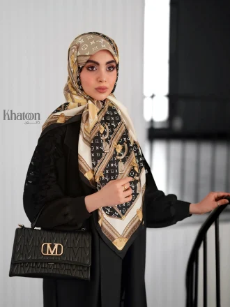 روسری ابریشم توییل TH063