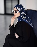 روسری ابریشم ژاکارد jc072