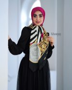 روسری ابریشم توییل TH062
