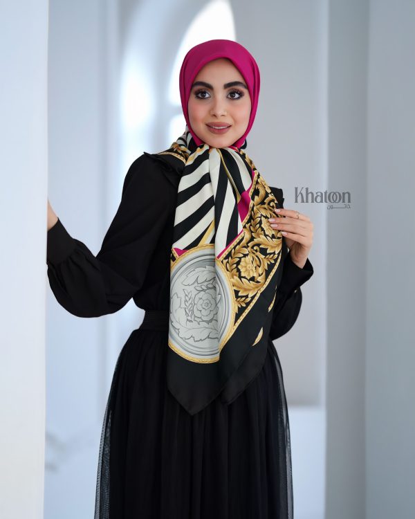 روسری ابریشم توییل TH062