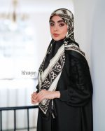 روسری ابریشم ژاکارد jc076