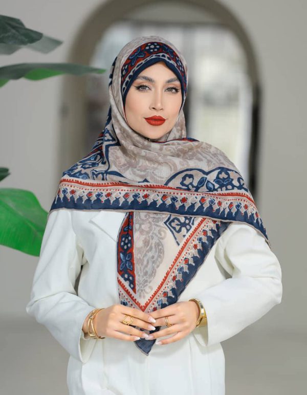 روسری نخ حریر ni044