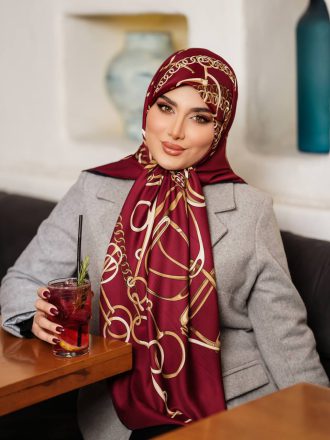 روسری ابریشم نوبل n004