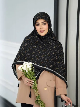 روسری نخی کشمیر چهارفصل ni90