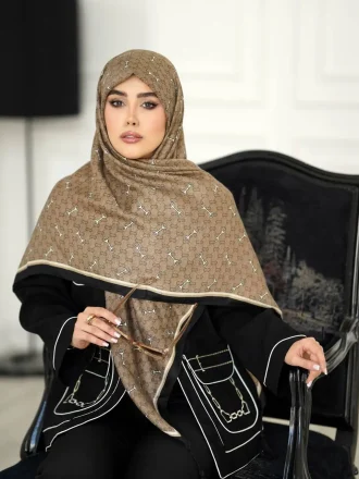 روسری نخی کشمیر چهارفصل ni92
