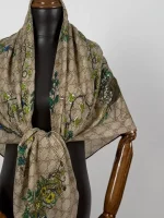 روسری نخ کشمیر وارداتی ge001