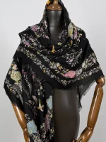 روسری نخ کشمیر وارداتی ge003