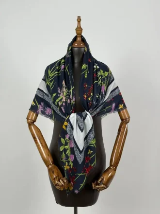 روسری نخ کشمیر وارداتی ge004-1