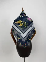 روسری نخ کشمیر وارداتی ge004