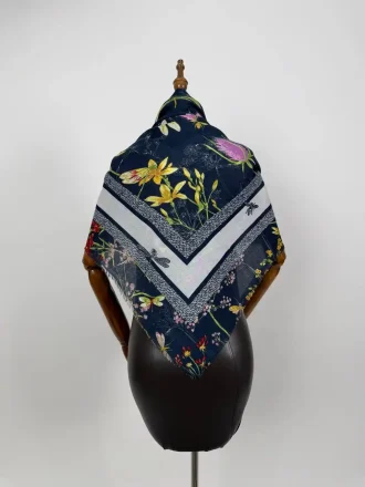 روسری نخ کشمیر وارداتی ge004