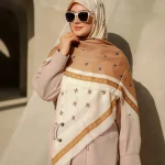 روسری نخ پنبه وارداتی si1117