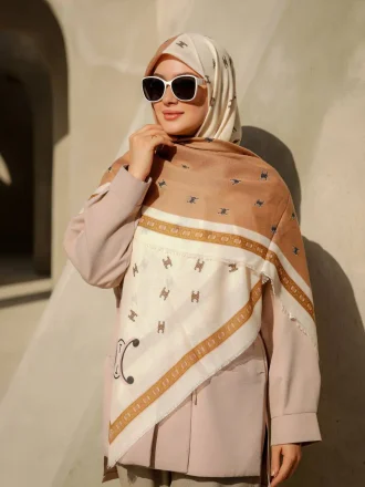 روسری نخ پنبه وارداتی si1117