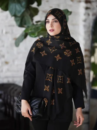روسری نخ پنبه وارداتی si1120