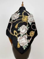 روسری ابریشم ژاکارد gu010-3