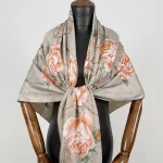 روسری ابریشم ژاکارد gu012-1