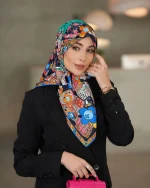 روسری ابریشم توویل Te002