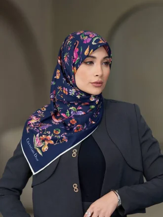 روسری ابریشم توویل Te003