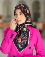 روسری ابریشم توویل Te004