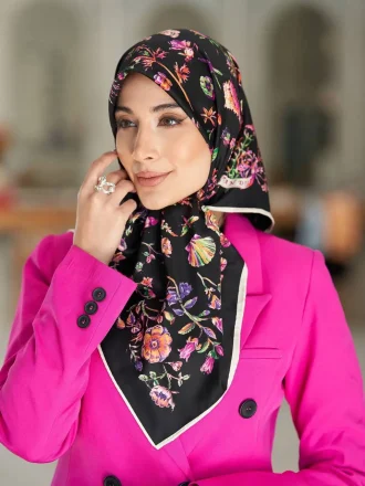 روسری ابریشم توویل Te004