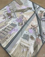 روسری ابریشم توویل Ti014