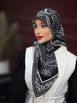 روسری ابریشم توویل Ti001-2