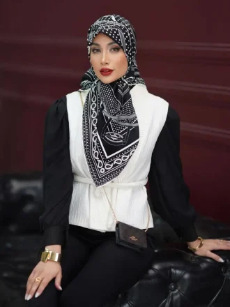 روسری ابریشم توویل Ti001