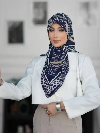 روسری ابریشم توویل Ti004