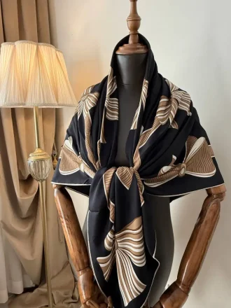 روسری ابریشم ژاکارد ajh20
