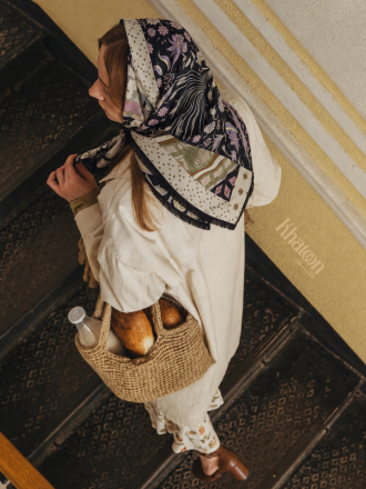 روسری ابریشم توویل ath24